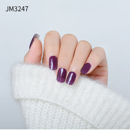 Semi-curing Gel Nail Sticker