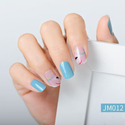 Semi-curing Gel Nail Sticker